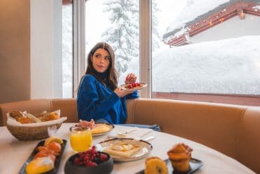 Petit déjeuner hôtel 5 étoiles Courchevel